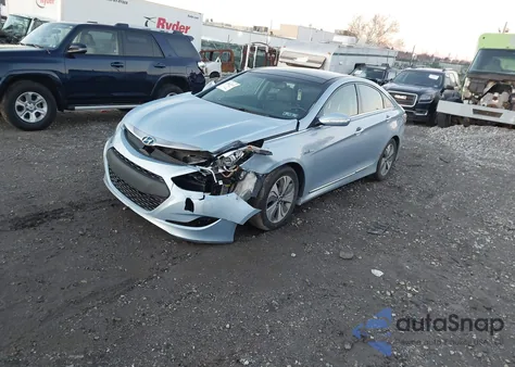 2015 Hyundai Sonata Hybrid Limited z USA, uszkodzony, nr VIN KMHEC4A43FA127894